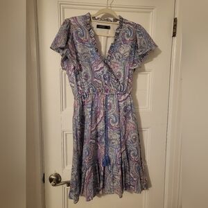 Ralph Lauren Multicolor Paisley Dress